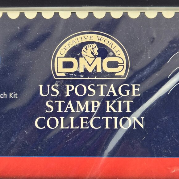 DMC "Snowman Greetings" Counted Cross Stitch Kit US Postage Stamp Collection NWT - Picture 3 of 9